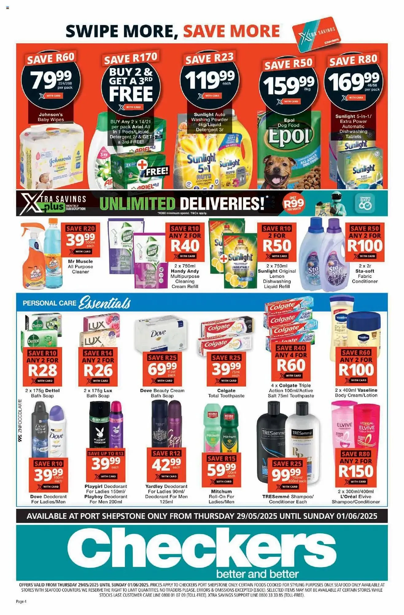 Checkers catalogue from 29 May to 1 June 2025 - Catalogue Page 4