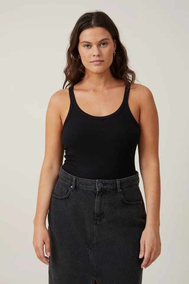 Staple Rib Scoop Neck Tank