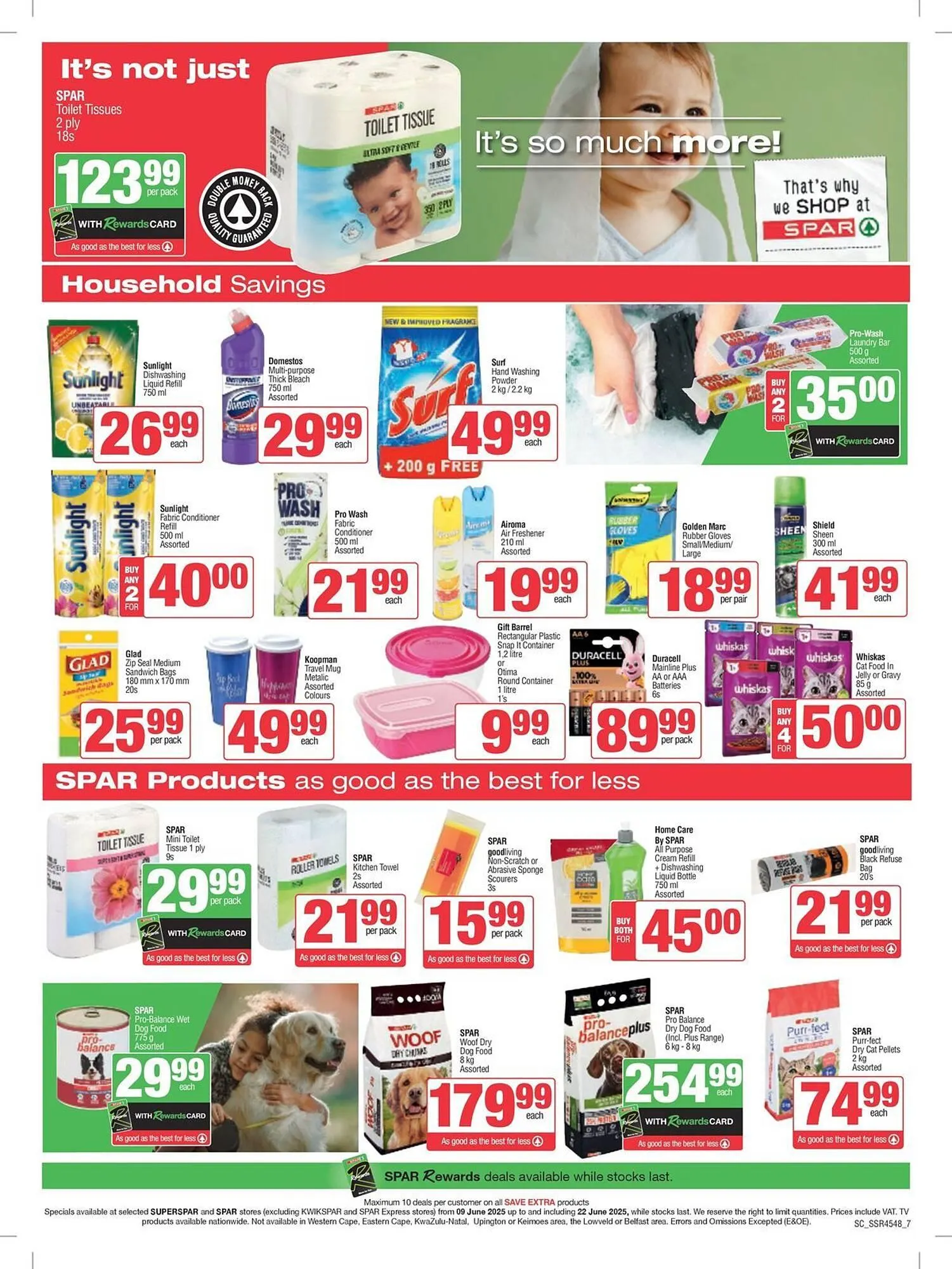 KwikSpar catalogue from 9 June to 22 June 2025 - Catalogue Page 7