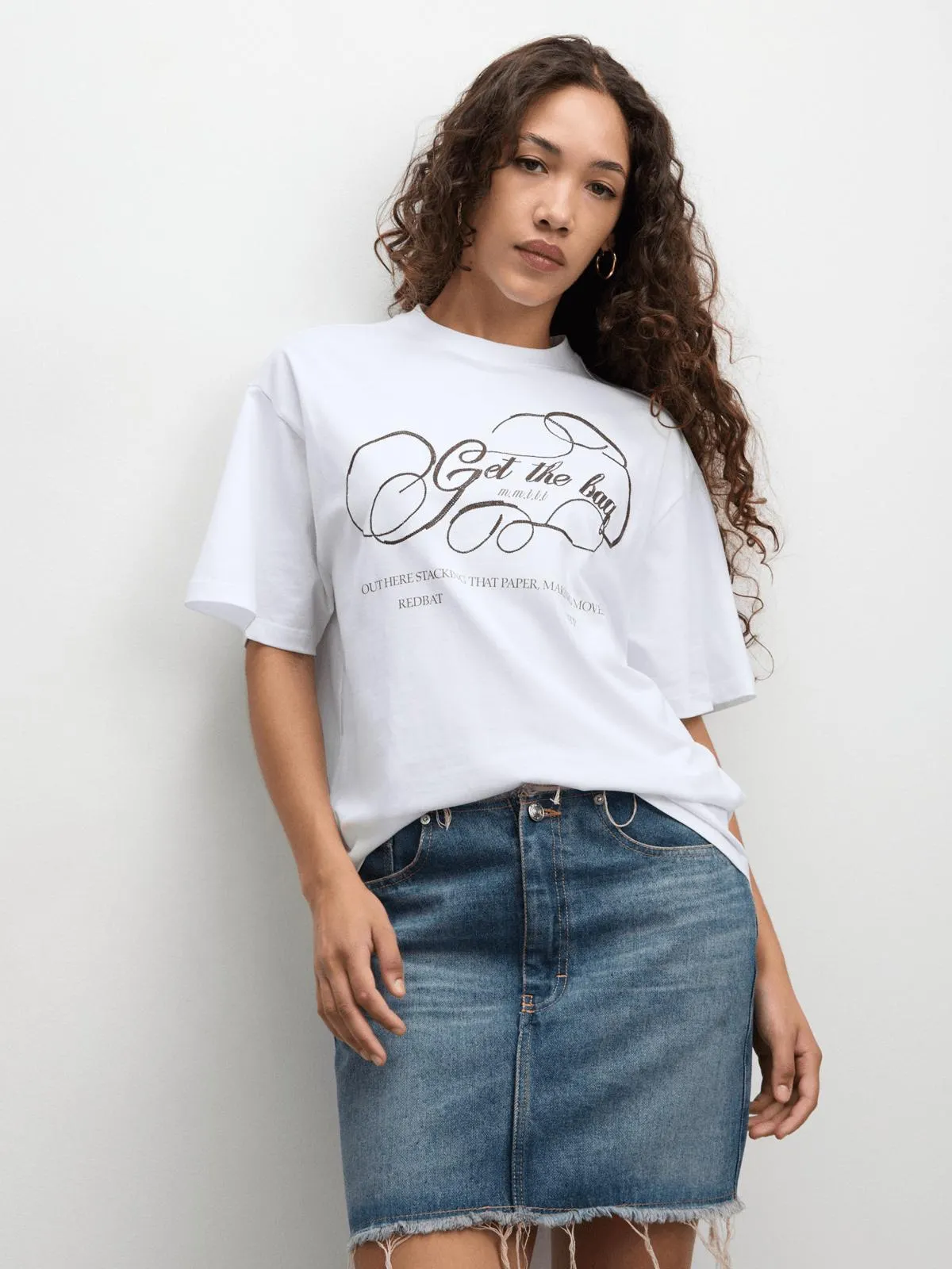 Redbat Women's Get The Bag White Top