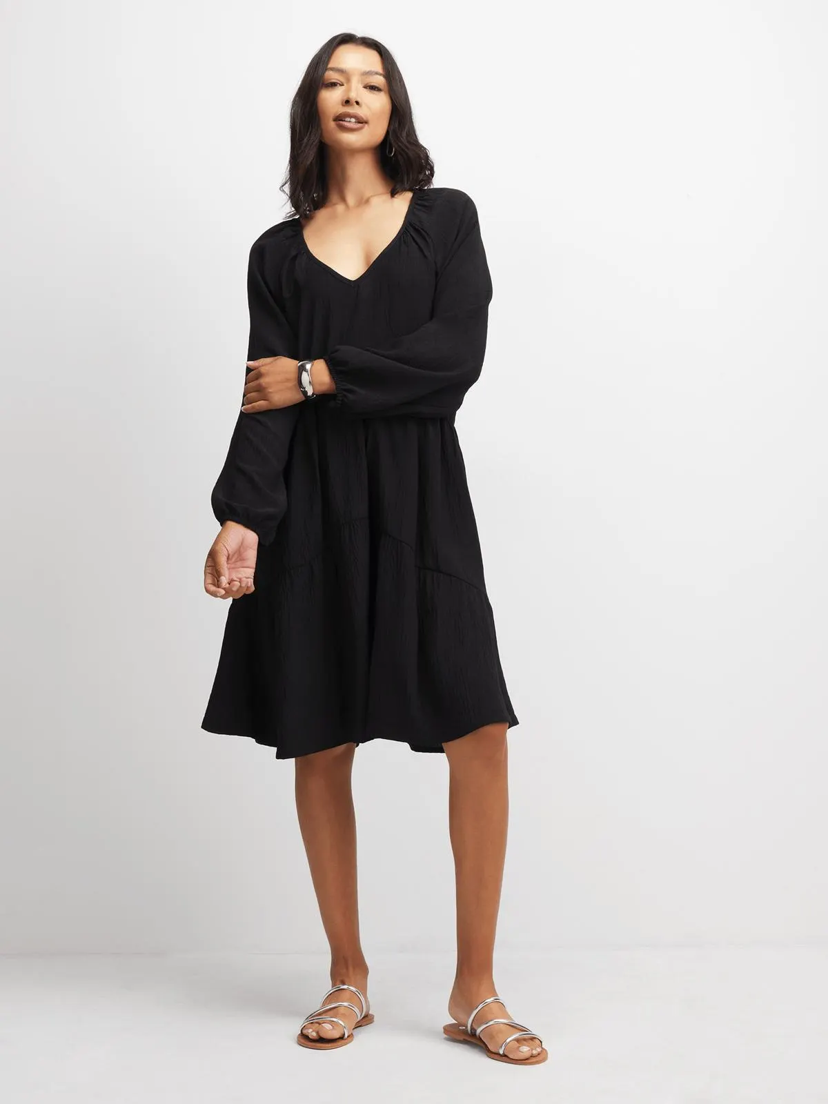 Jet Women's Black Airflow Dress