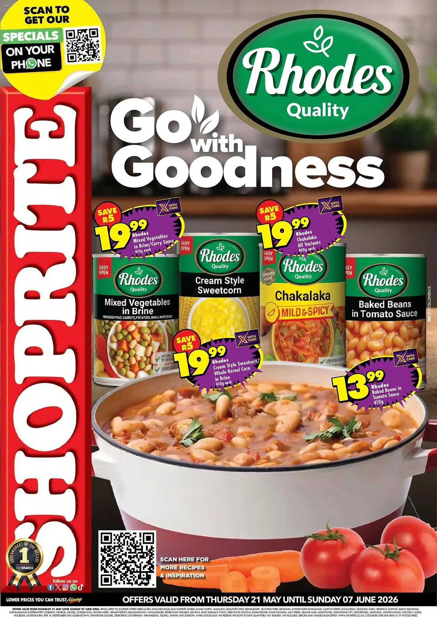 Shoprite catalogue from 21 May to 7 June 2026 - Catalogue Page 1
