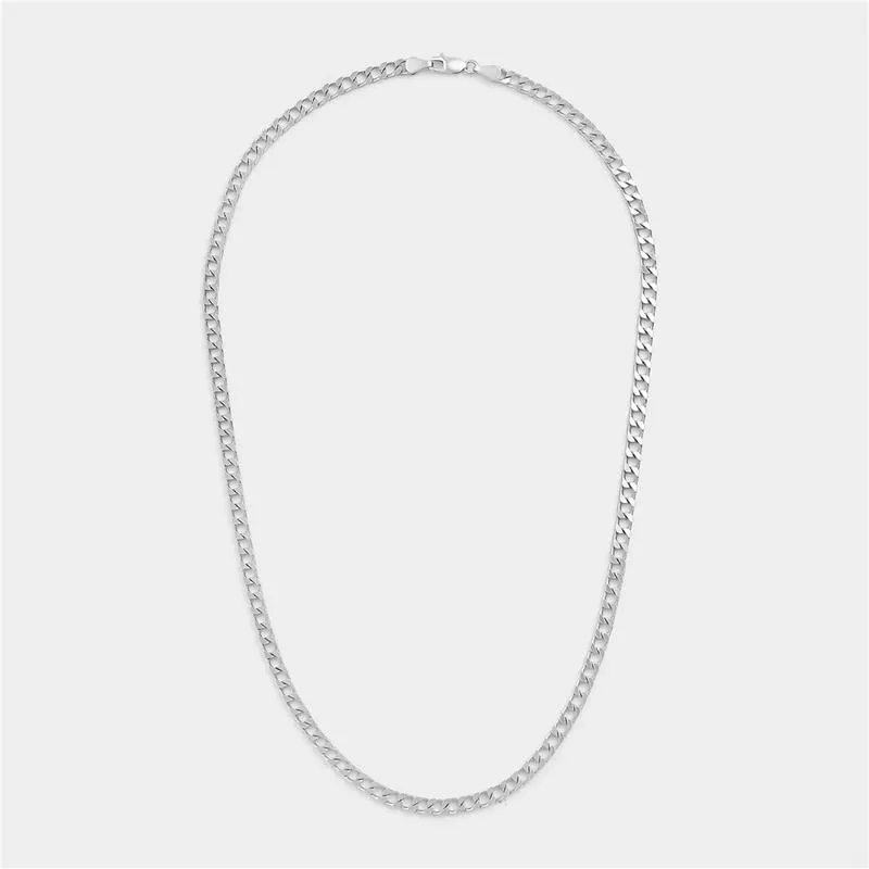 Sterling Silver Square Curb Chain
