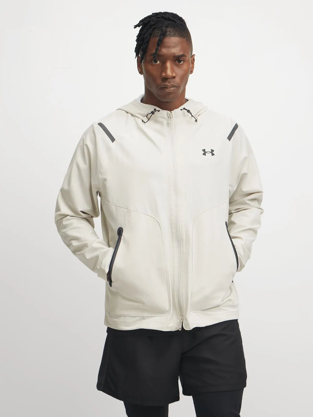 Under Armour Mens Unstoppable Left Chest Summit White Jacket