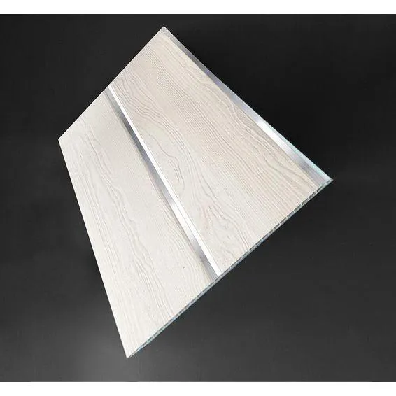 Light Wood PVC Ceiling Panel with silver groove T6mm x W250mm x L3.9m