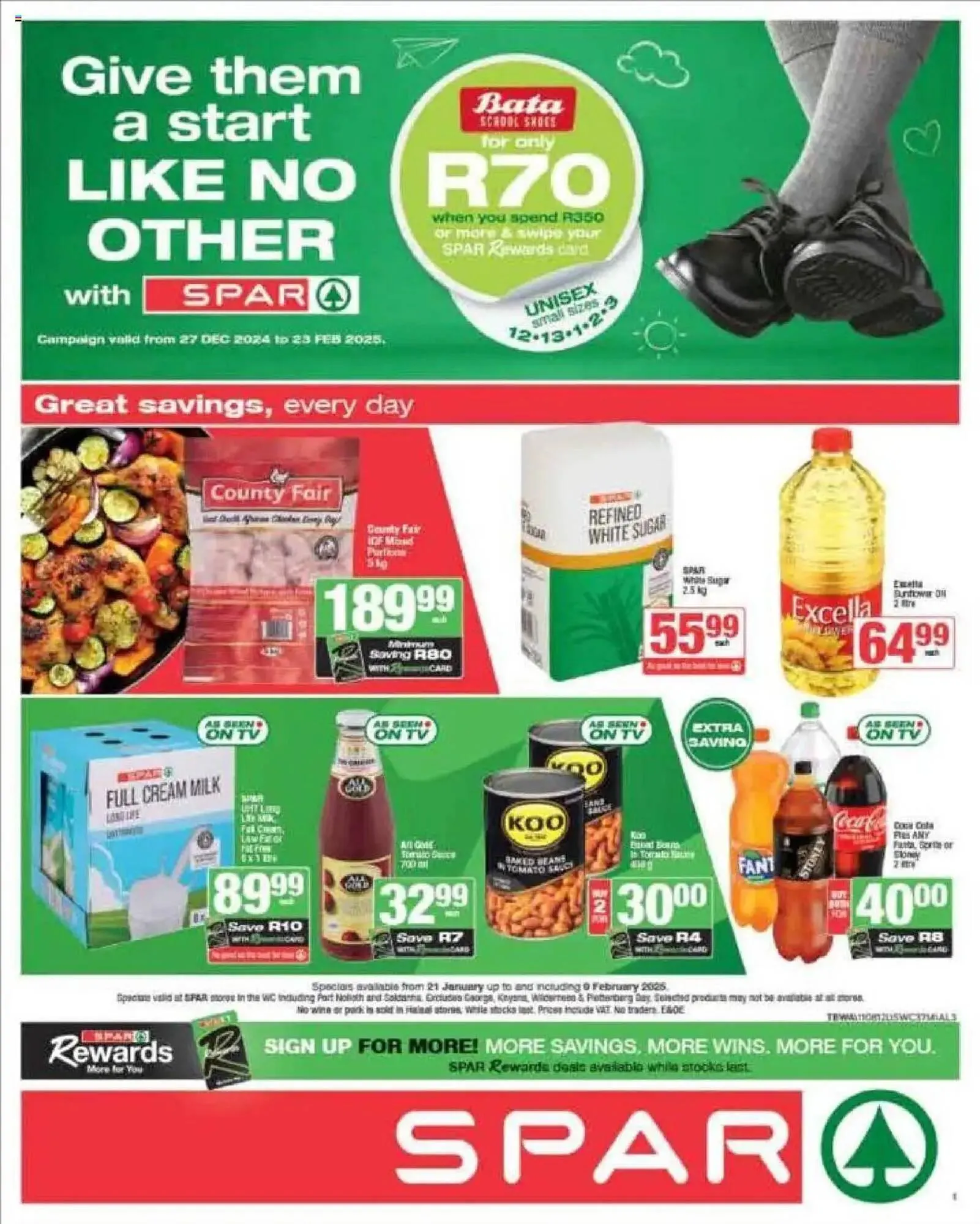Spar catalogue from 27 December to 23 February 2025 - Catalogue Page 1