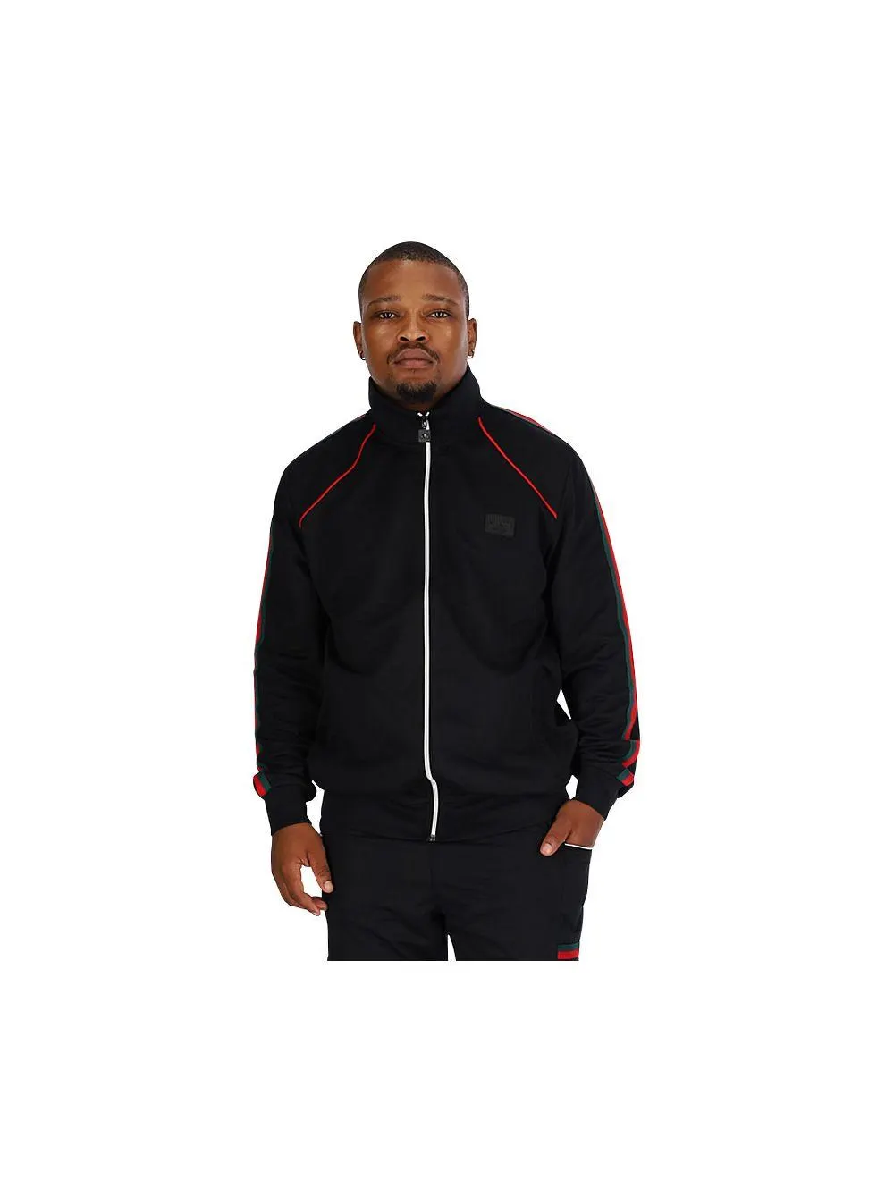 ellesse Texture Rubber Badge Mens Jacket Black