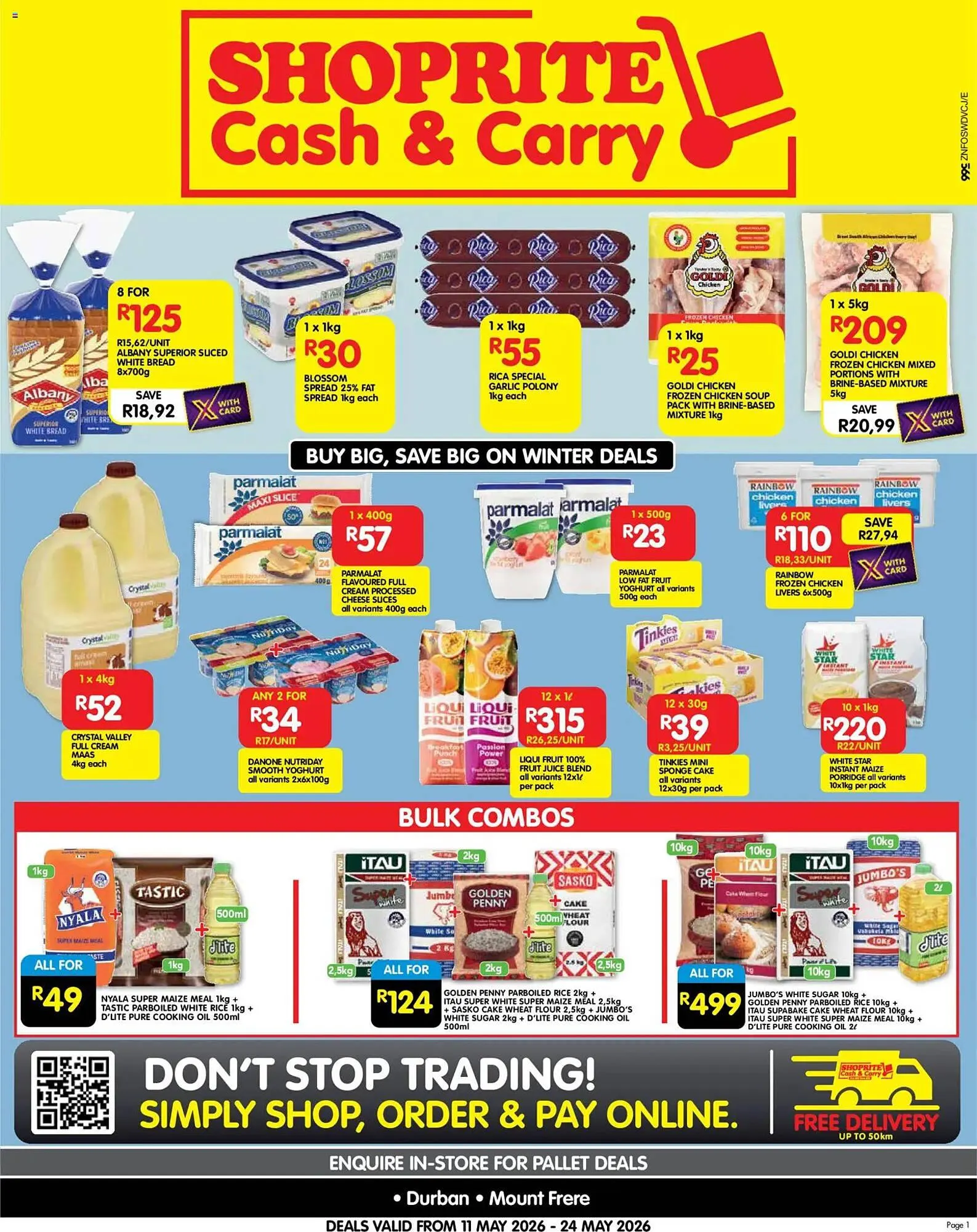 Shoprite catalogue from 11 May to 24 May 2026 - Catalogue Page 1