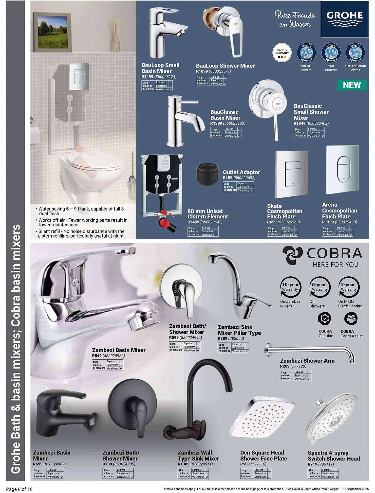 Builders Warehouse catalogue from 5 August to 15 September 2025 - Catalogue Page 6
