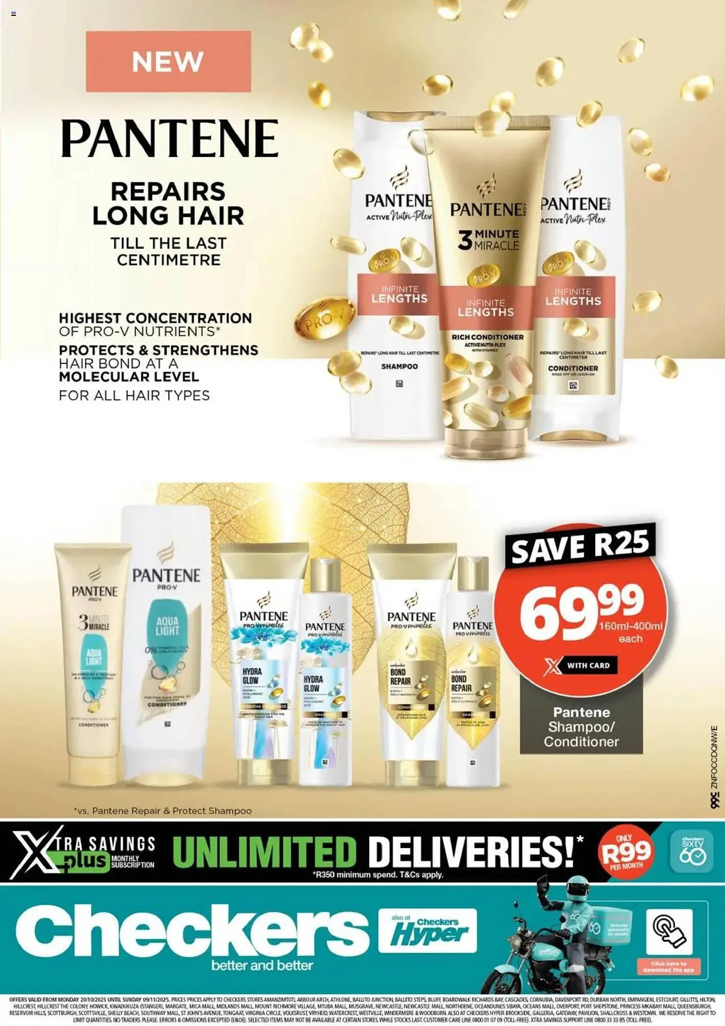 Checkers catalogue from 20 October to 9 November 2025 - Catalogue Page 1