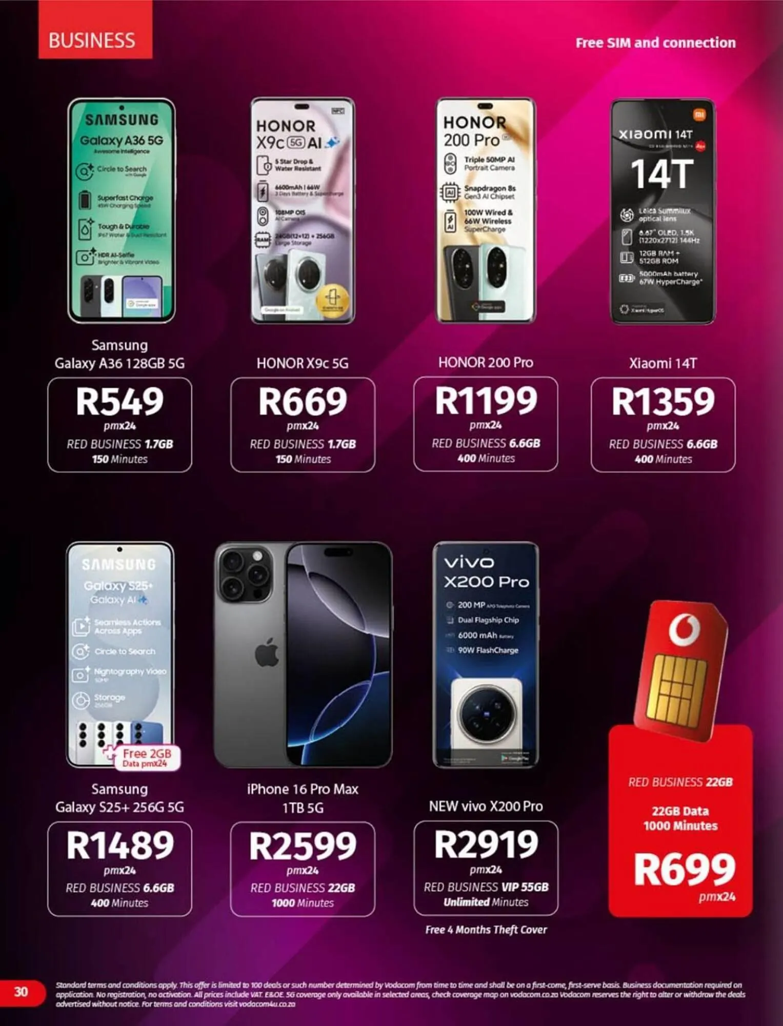 Vodacom catalogue from 4 April to 6 May 2025 - Catalogue Page 30