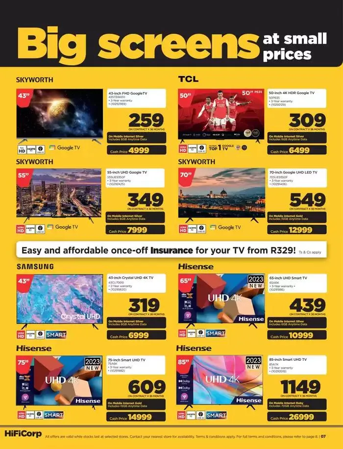 Catalogue HiFi Corp from 8 October to 6 November 2024 - Catalogue Page 7