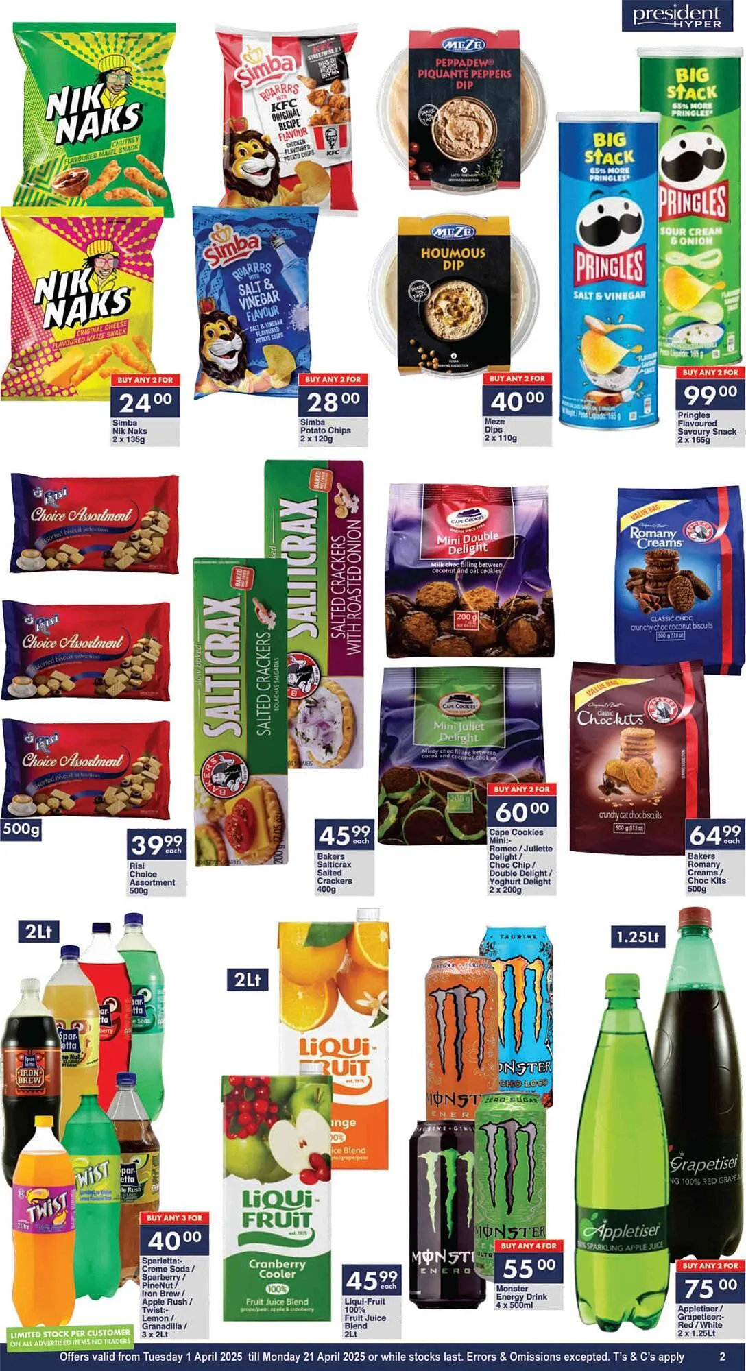 President Hyper catalogue from 1 April to 21 April 2025 - Catalogue Page 2