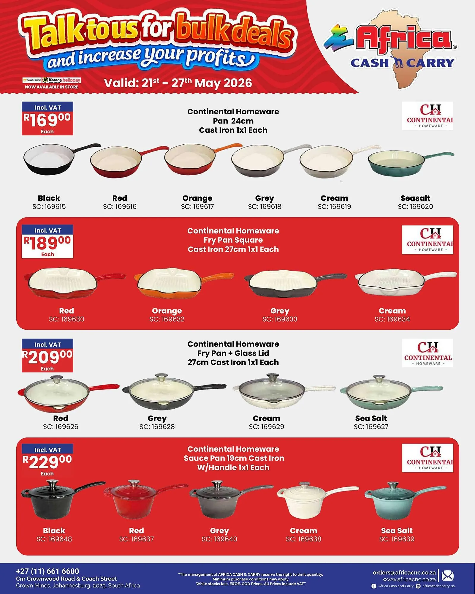 Africa Cash and Carry catalogue from 21 May to 27 May 2026 - Catalogue Page 38