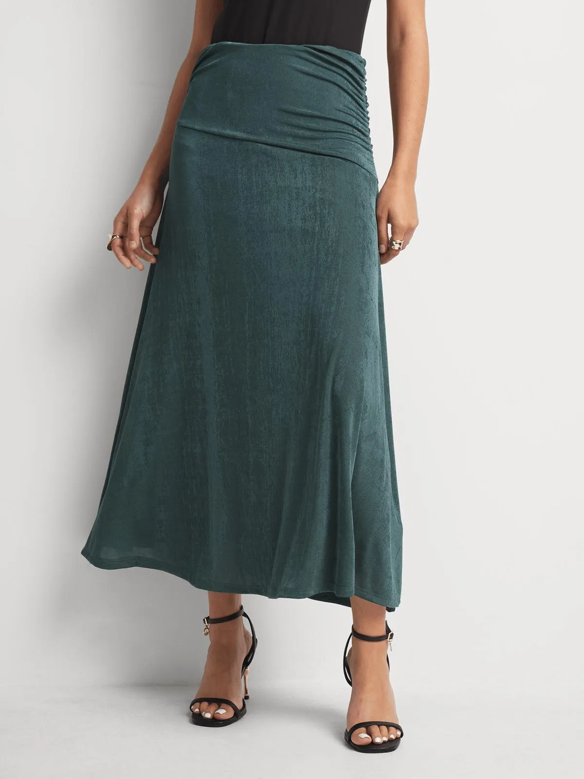 Bijou Knit Fit & Flare Skirt