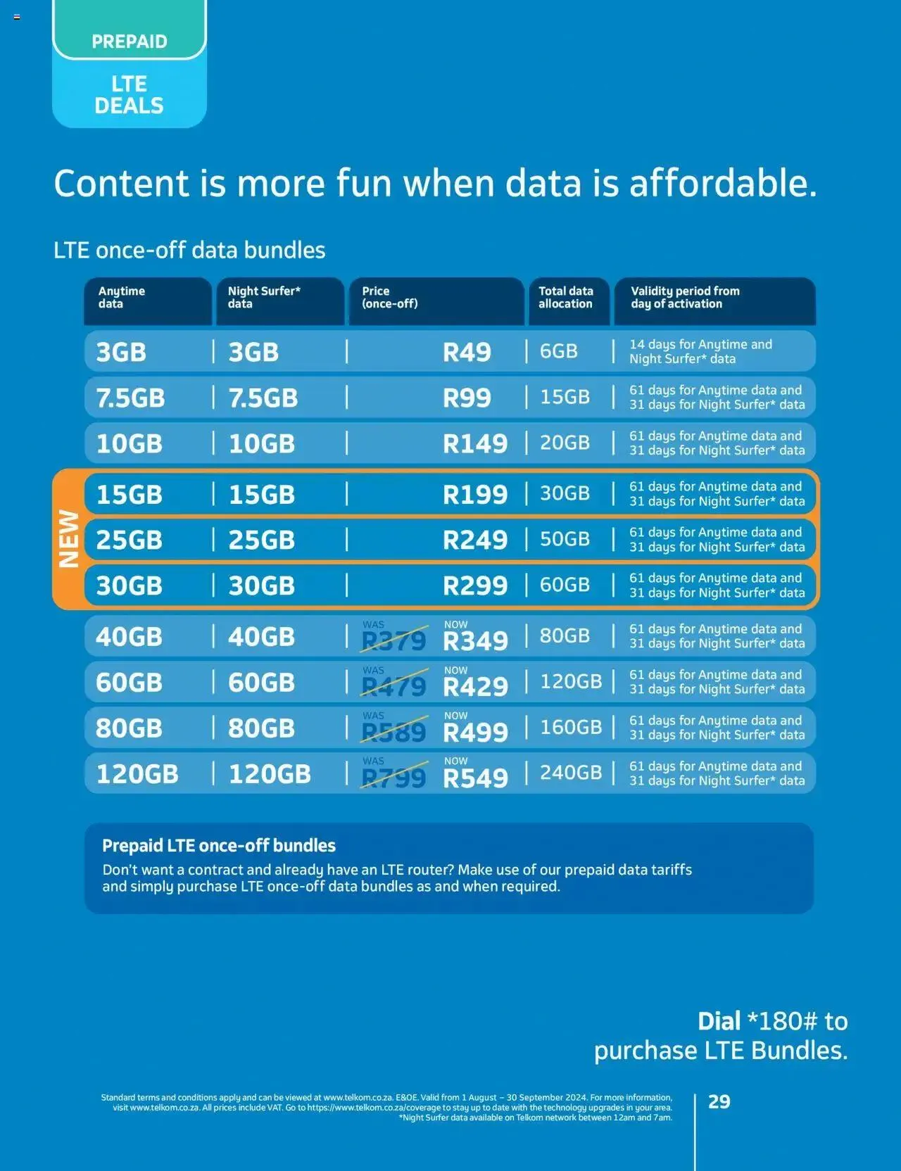 Telkom Deals from 1 August to 30 September 2024 - Catalogue Page 29