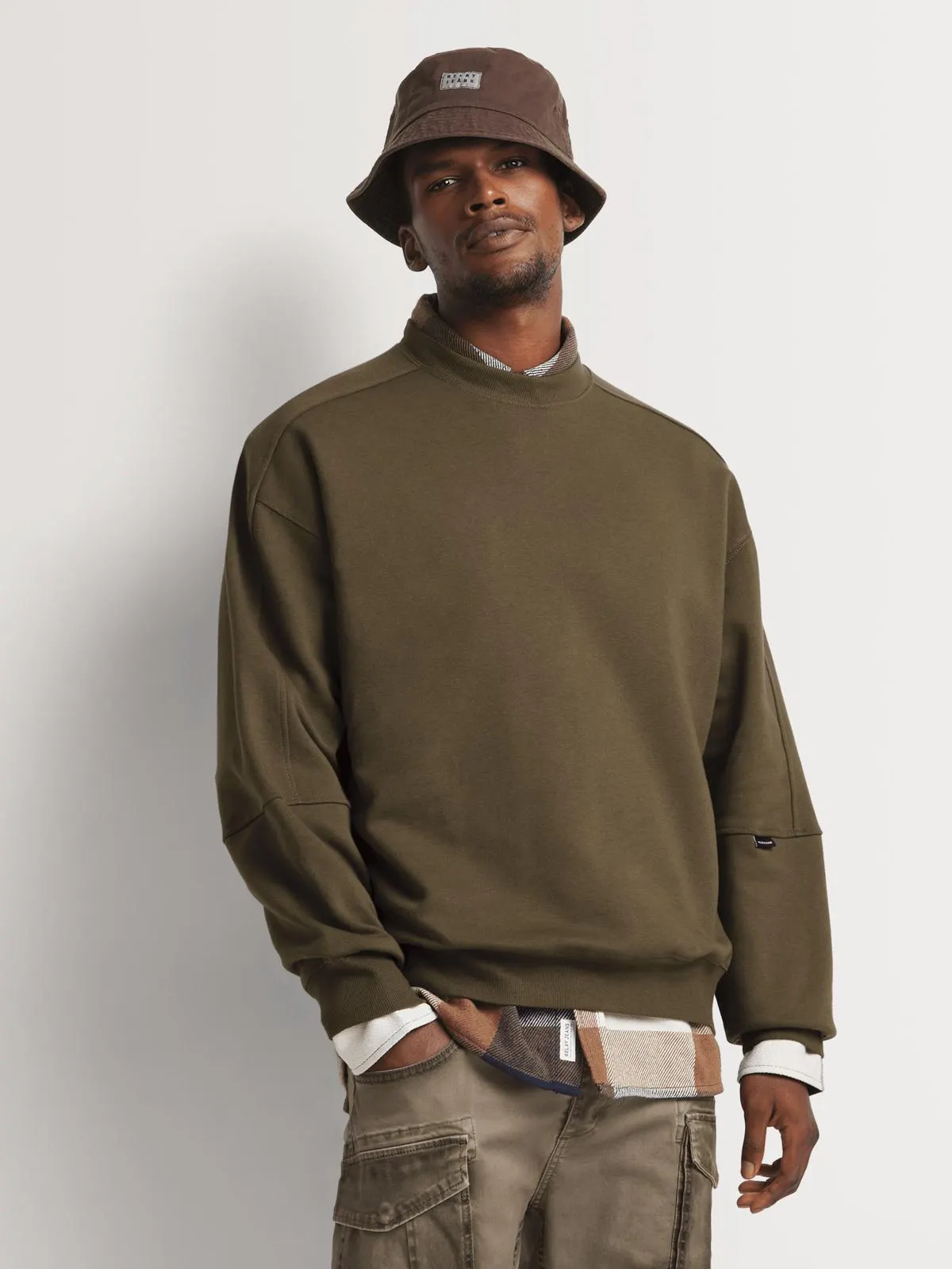 Men's Markham Cutline Detail Fatigue Sweatshirt