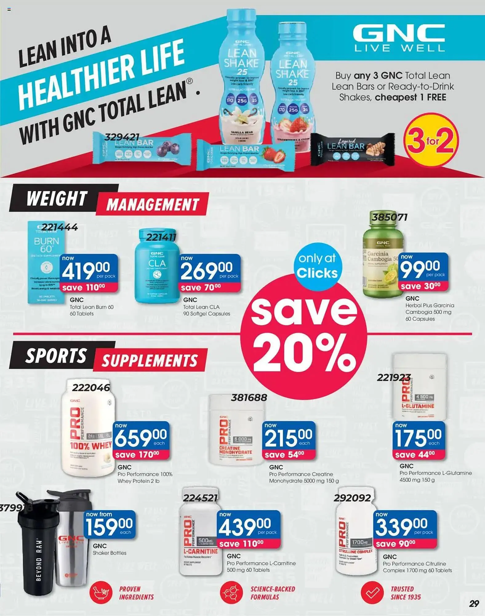 Clicks catalogue from 21 August to 22 September 2025 - Catalogue Page 29