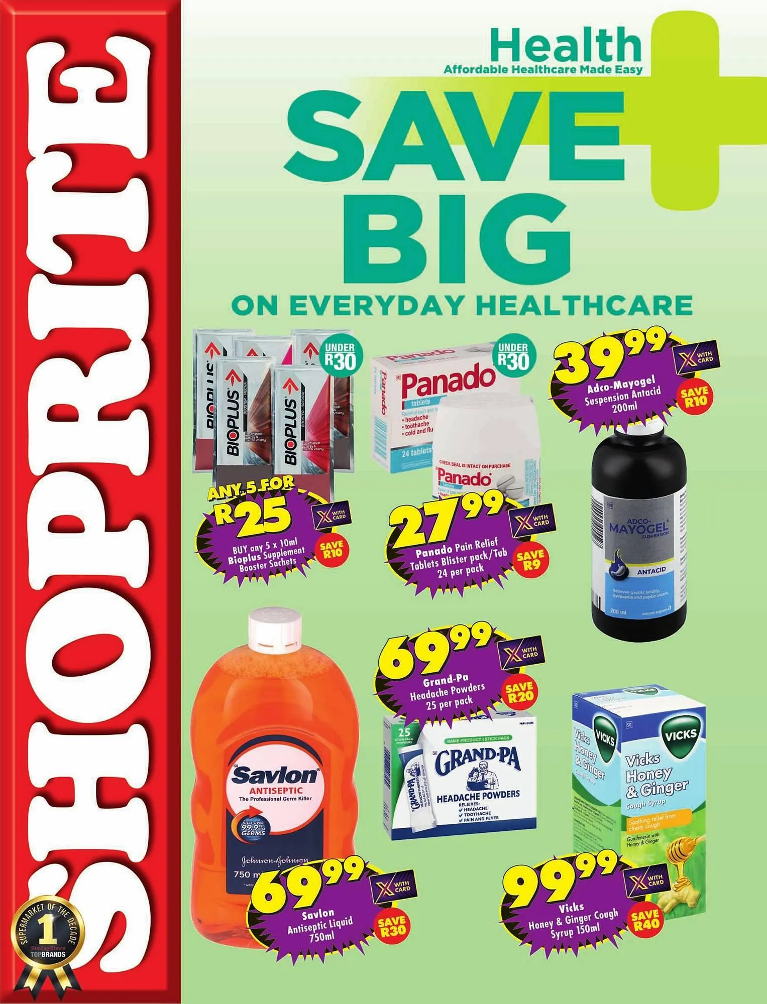Shoprite catalogue from 20 October to 9 November 2025 - Catalogue Page 1