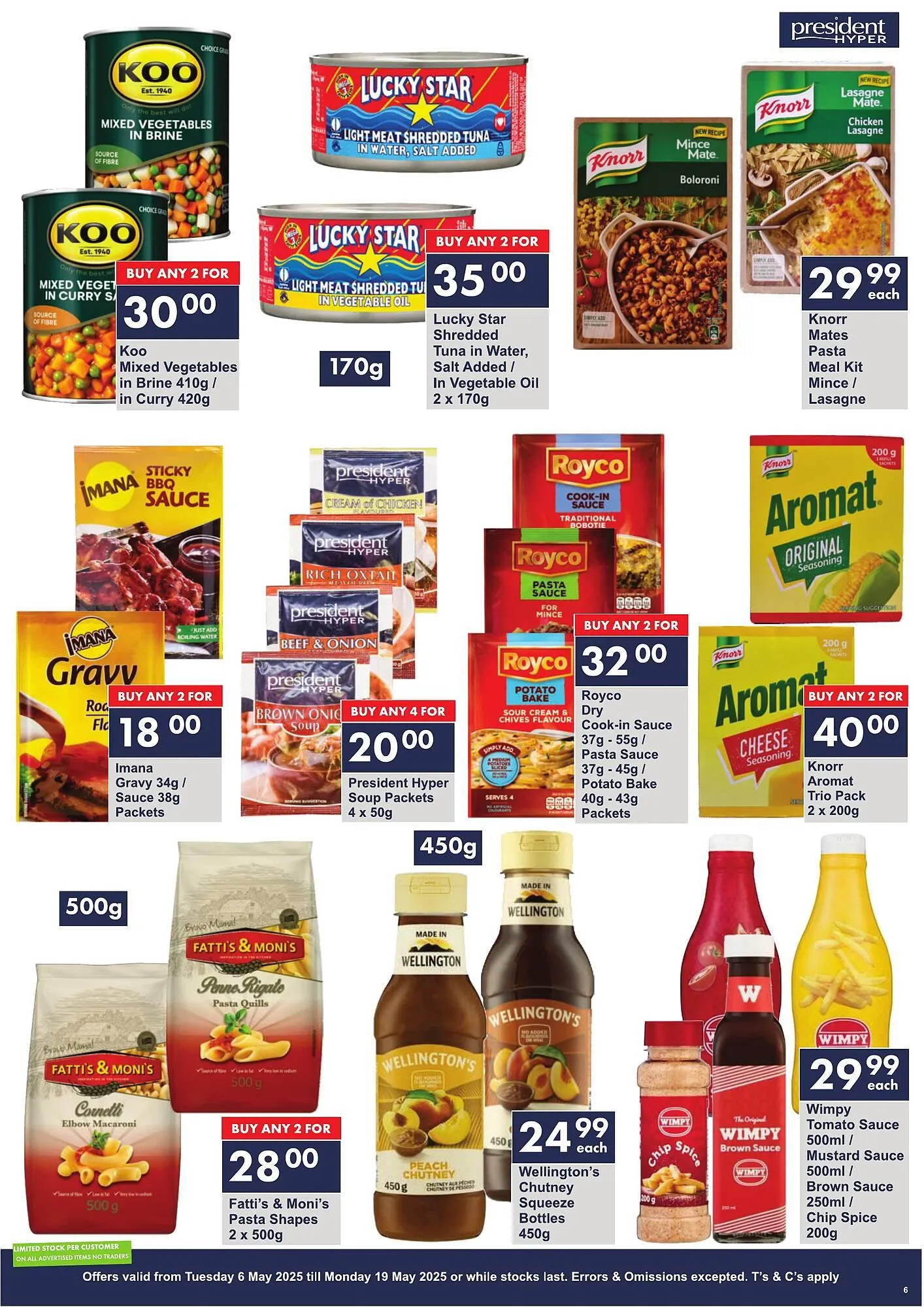 President Hyper catalogue from 6 May to 19 May 2025 - Catalogue Page 6