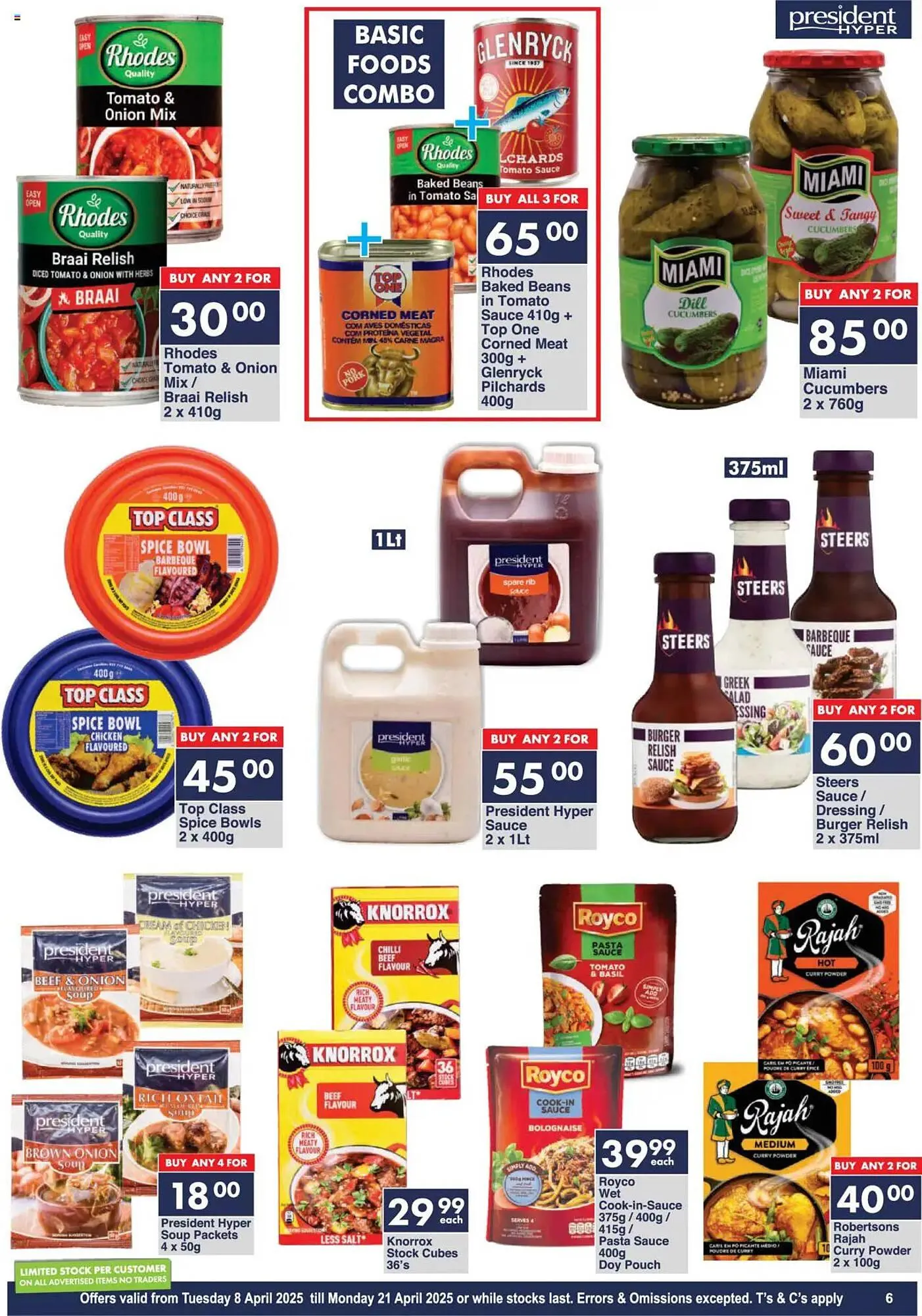 President Hyper catalogue from 8 April to 21 April 2025 - Catalogue Page 6