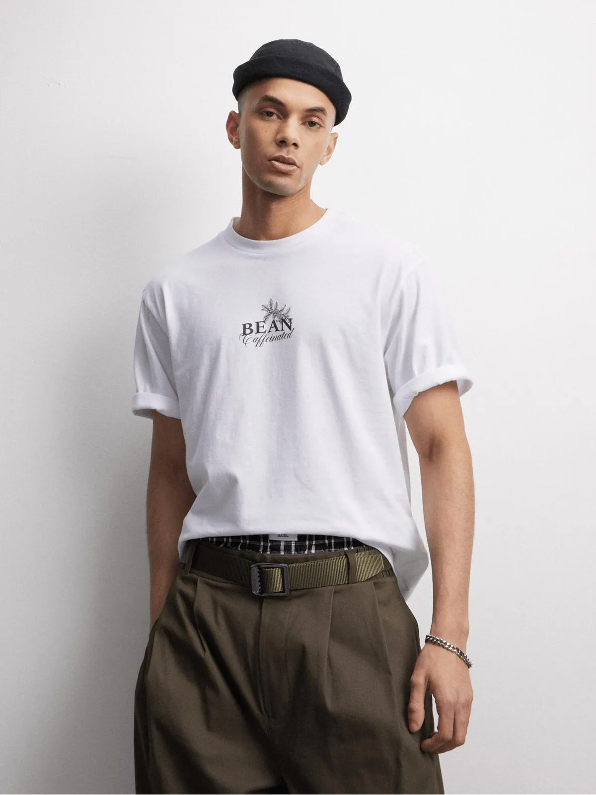 The FIX Men's White Ready For The Day Graphic Top