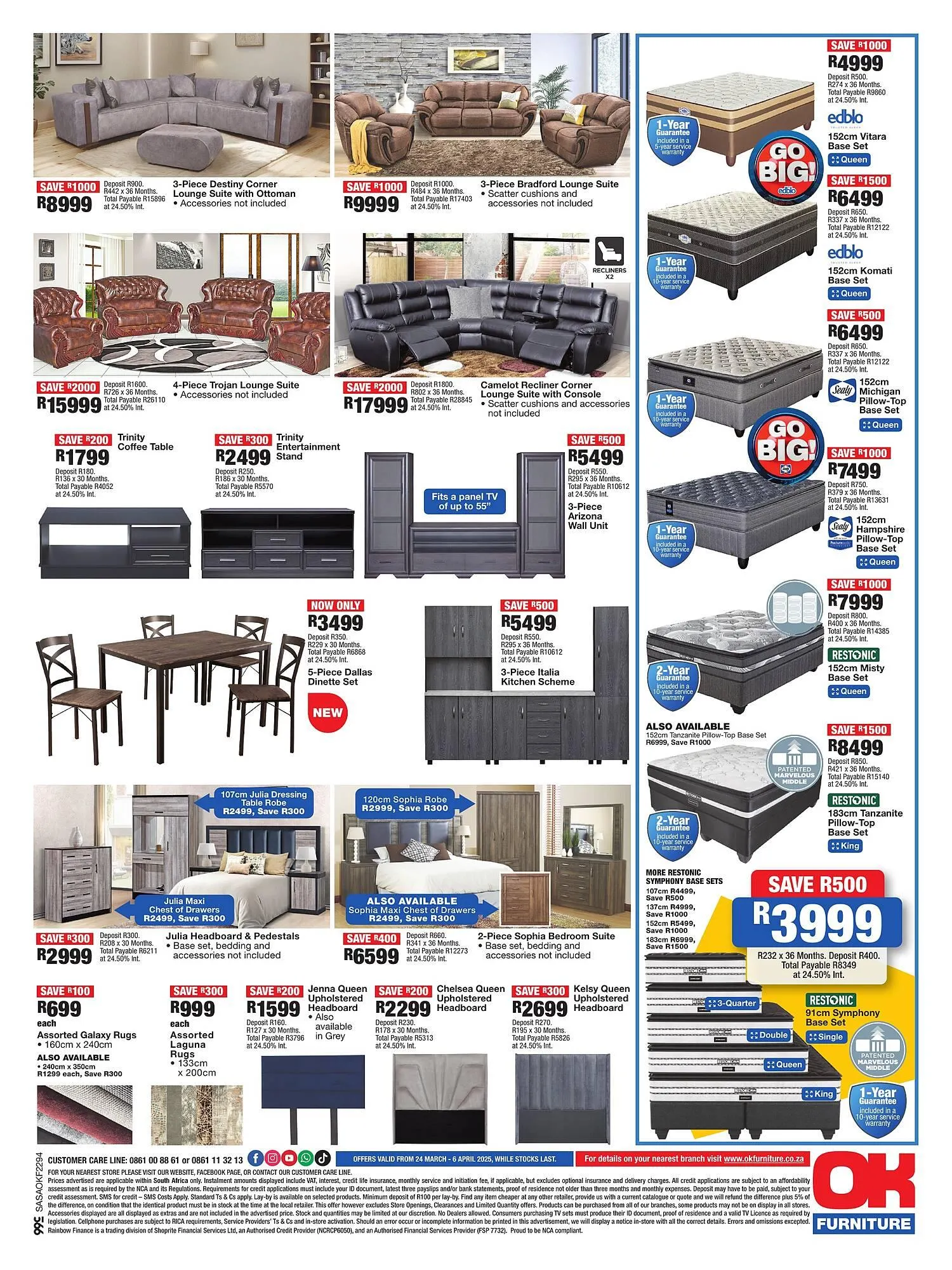 OK Furniture catalogue from 24 March to 6 April 2025 - Catalogue Page 4