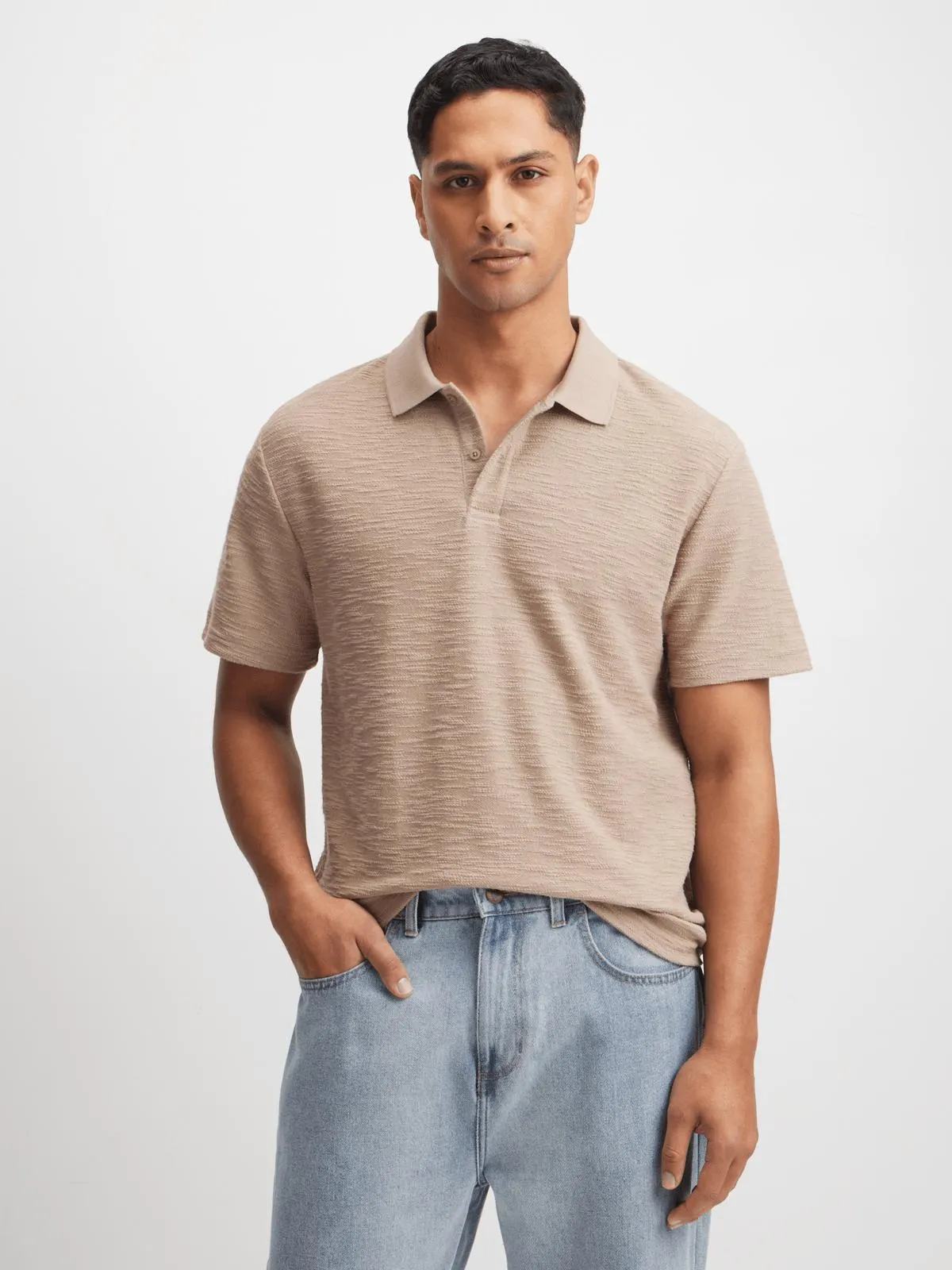 Exact Men's Natural Textured Golfer