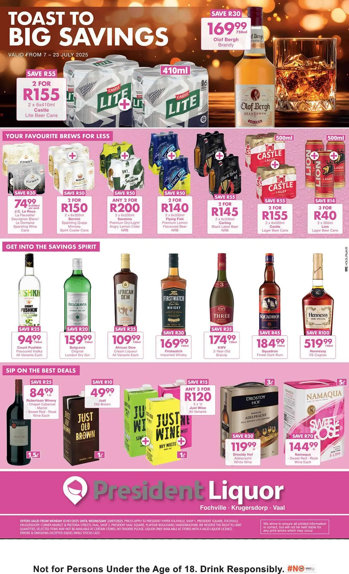 President Hyper catalogue from 7 July to 23 July 2025 - Catalogue Page 1