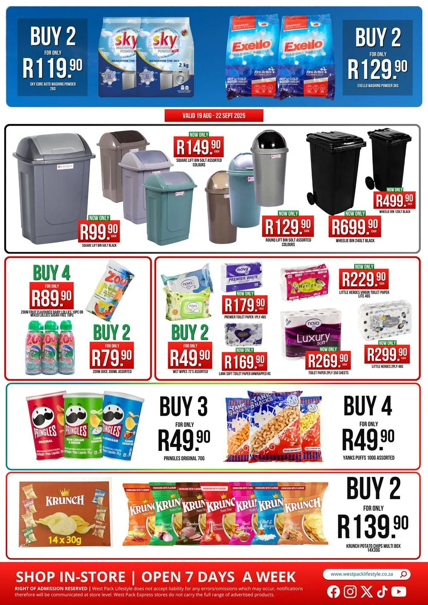 West Pack Lifestyle catalogue from 20 August to 22 September 2025 - Catalogue Page 4