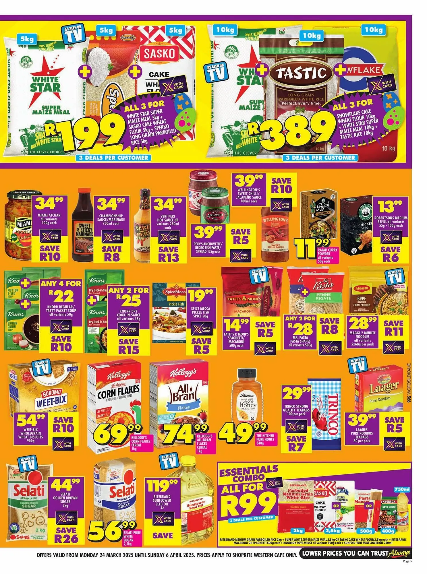 Shoprite catalogue from 24 March to 6 April 2025 - Catalogue Page 5