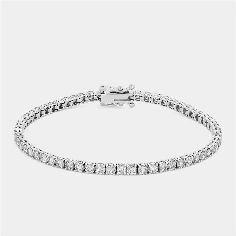 White Gold 5.00ct Diamond Tennis Bracelet