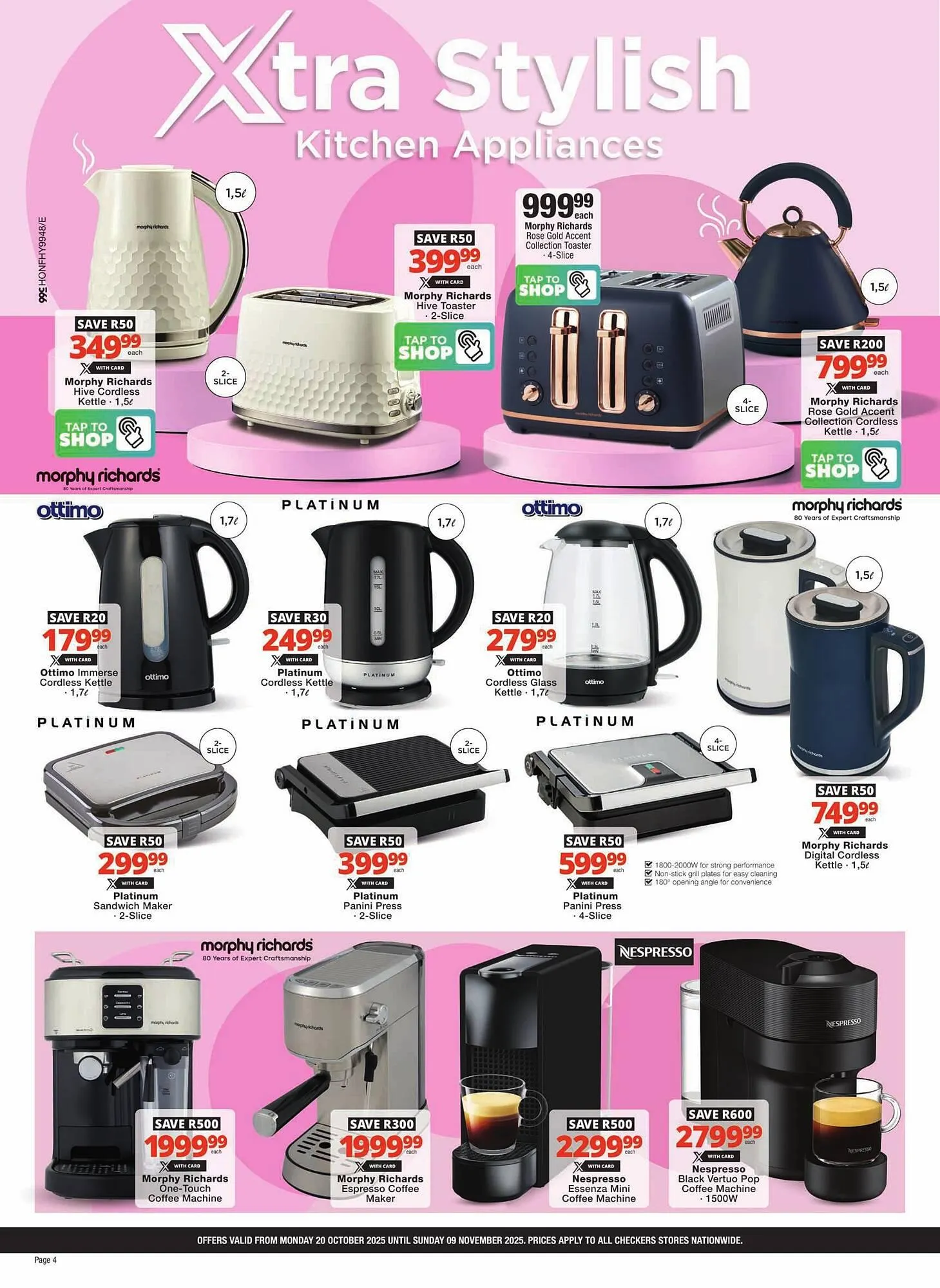 Checkers catalogue from 20 October to 9 November 2025 - Catalogue Page 4