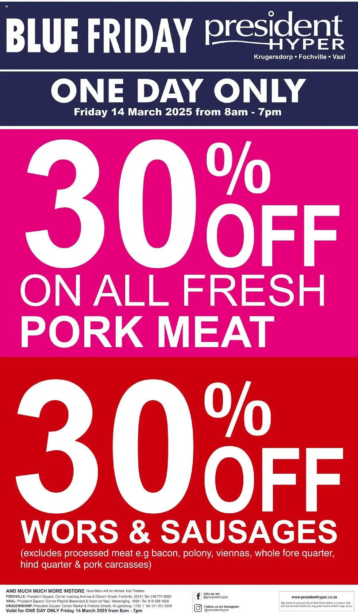 President Hyper catalogue from 14 March to 14 March 2025 - Catalogue Page 1