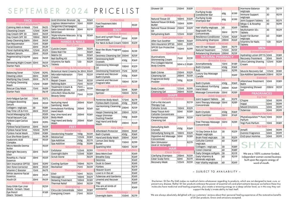 Sh'Zen September 2024 Offers from 30 August to 30 September 2024 - Catalogue Page 12