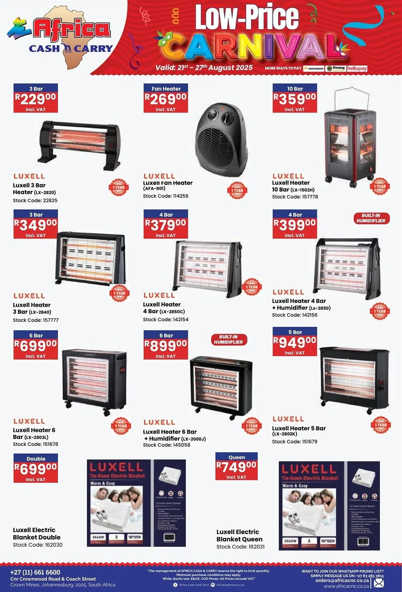Africa Cash and Carry catalogue from 21 August to 27 August 2025 - Catalogue Page 13