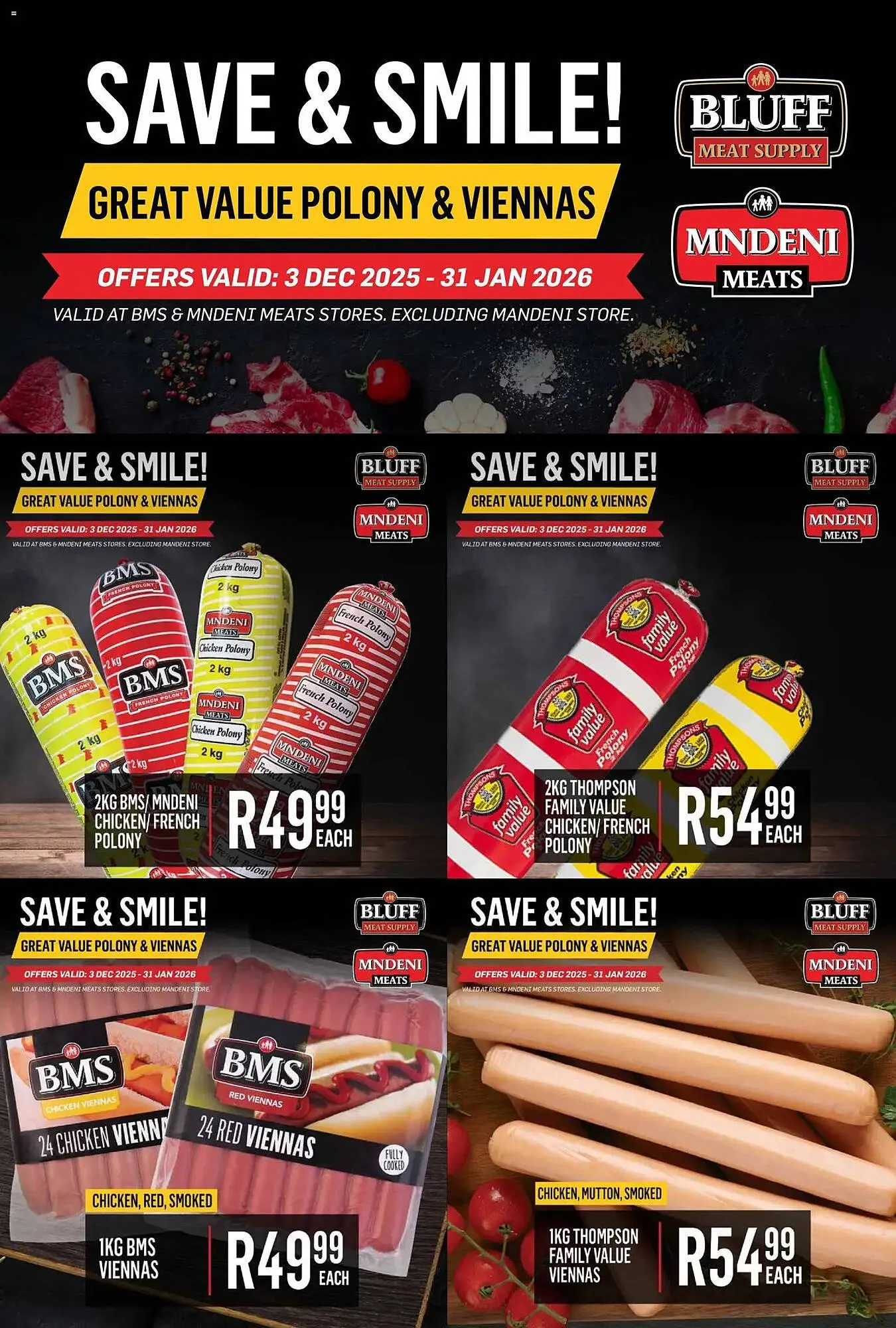 Bluff Meat Supply catalogue from 2 December to 31 January 2026 - Catalogue Page 1