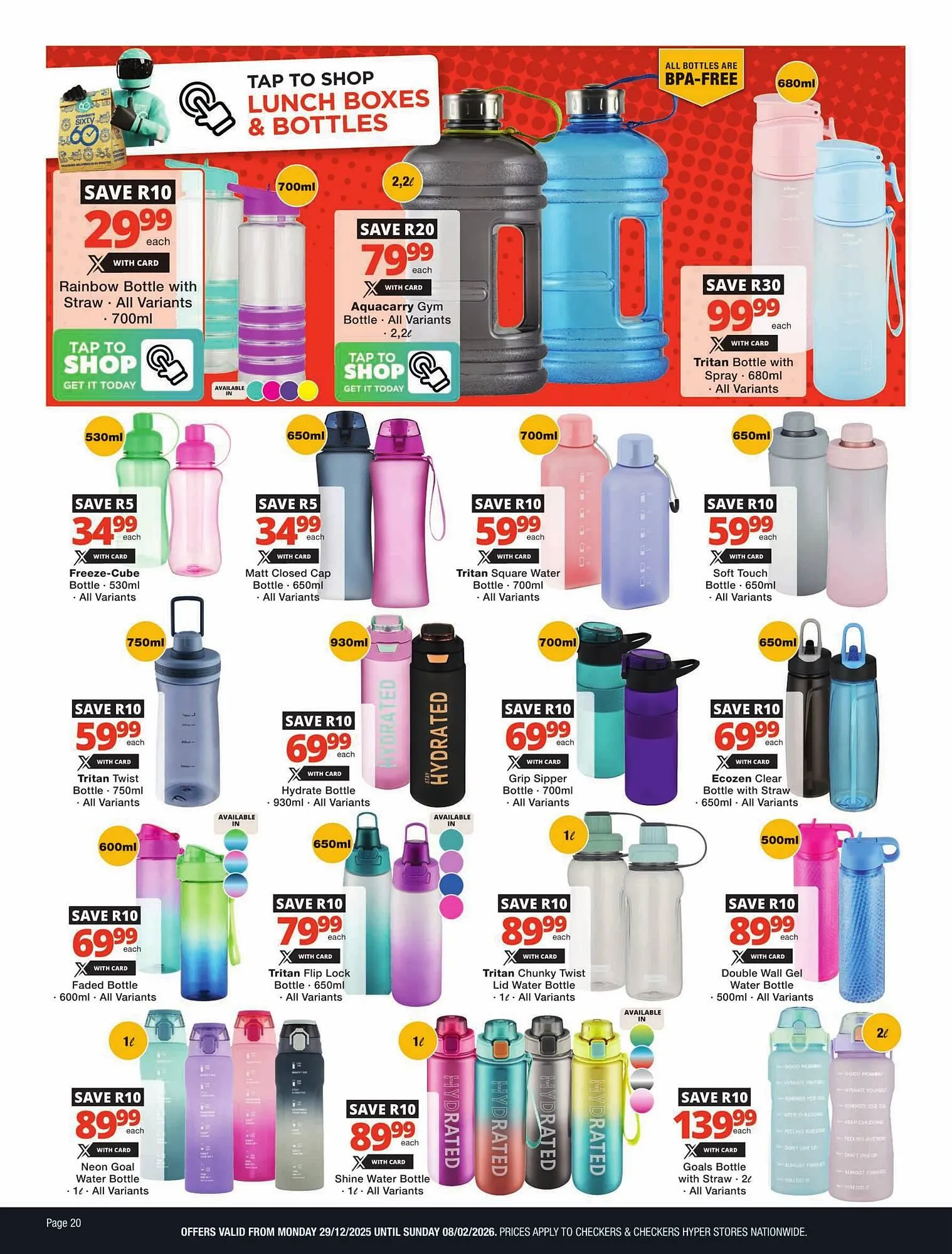 Checkers catalogue from 29 December to 8 February 2026 - Catalogue Page 20