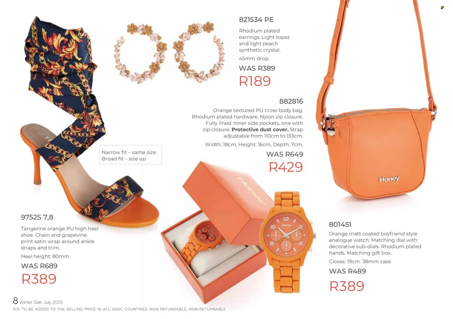 Honey Fashion Accessories catalogue from 20 July to 28 July 2025 - Catalogue Page 10