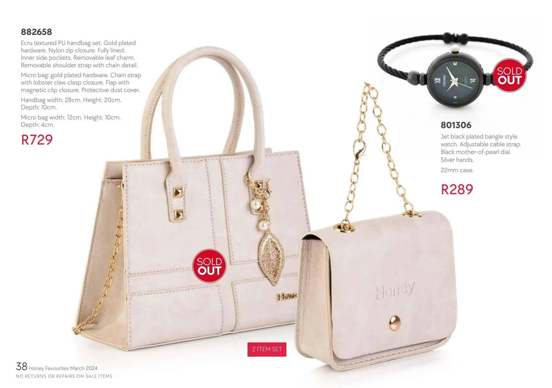 Honey Fashion Accessories catalogue from 29 March to 30 April 2024 - Catalogue Page 33