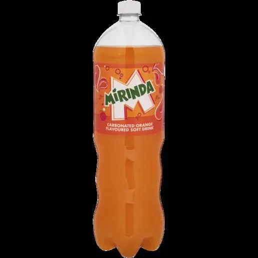 Mirinda Orange Flavoured Soft Drink 2L