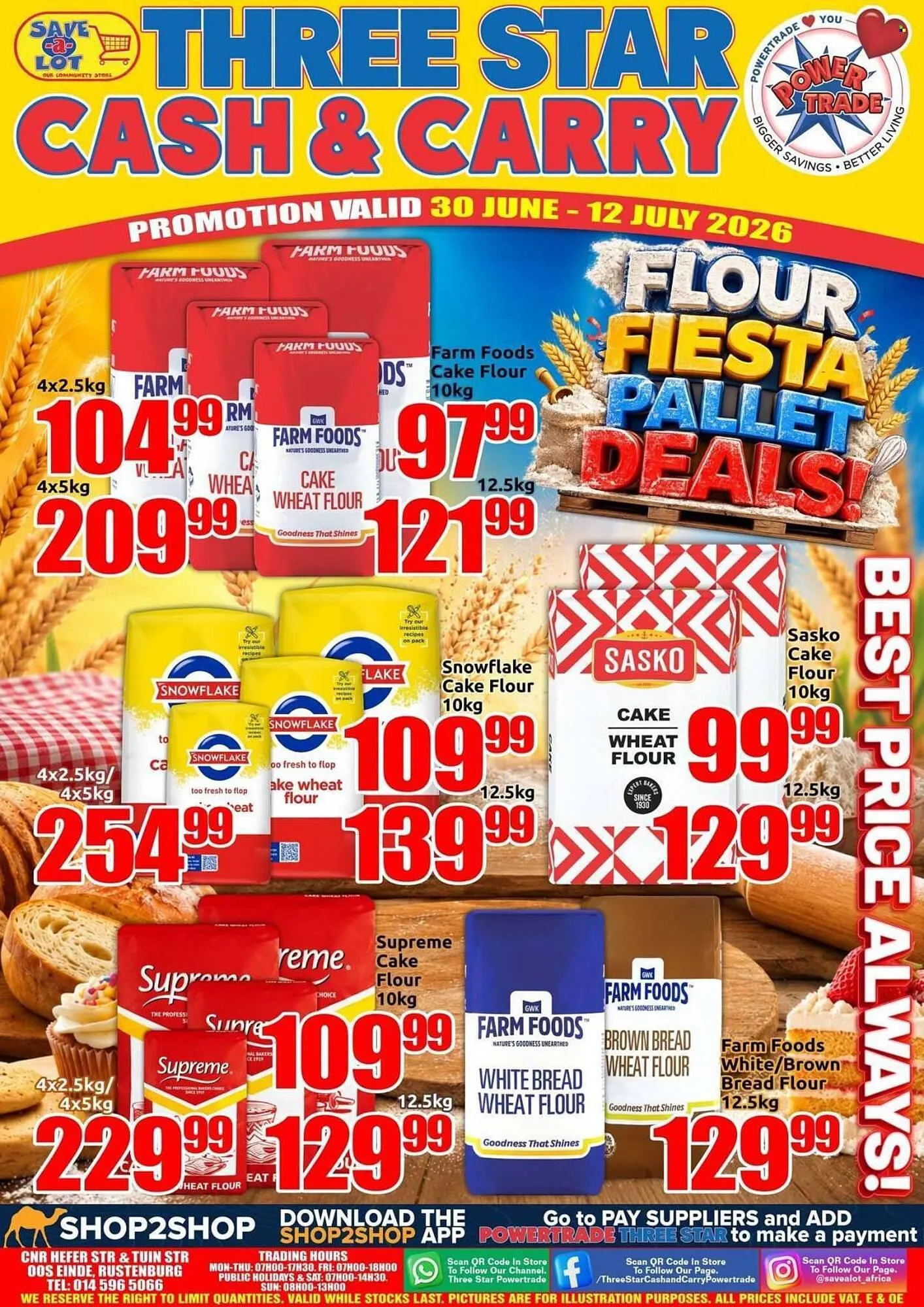 Three Star Cash and Carry catalogue from 30 June to 12 July 2026 - Catalogue Page 1