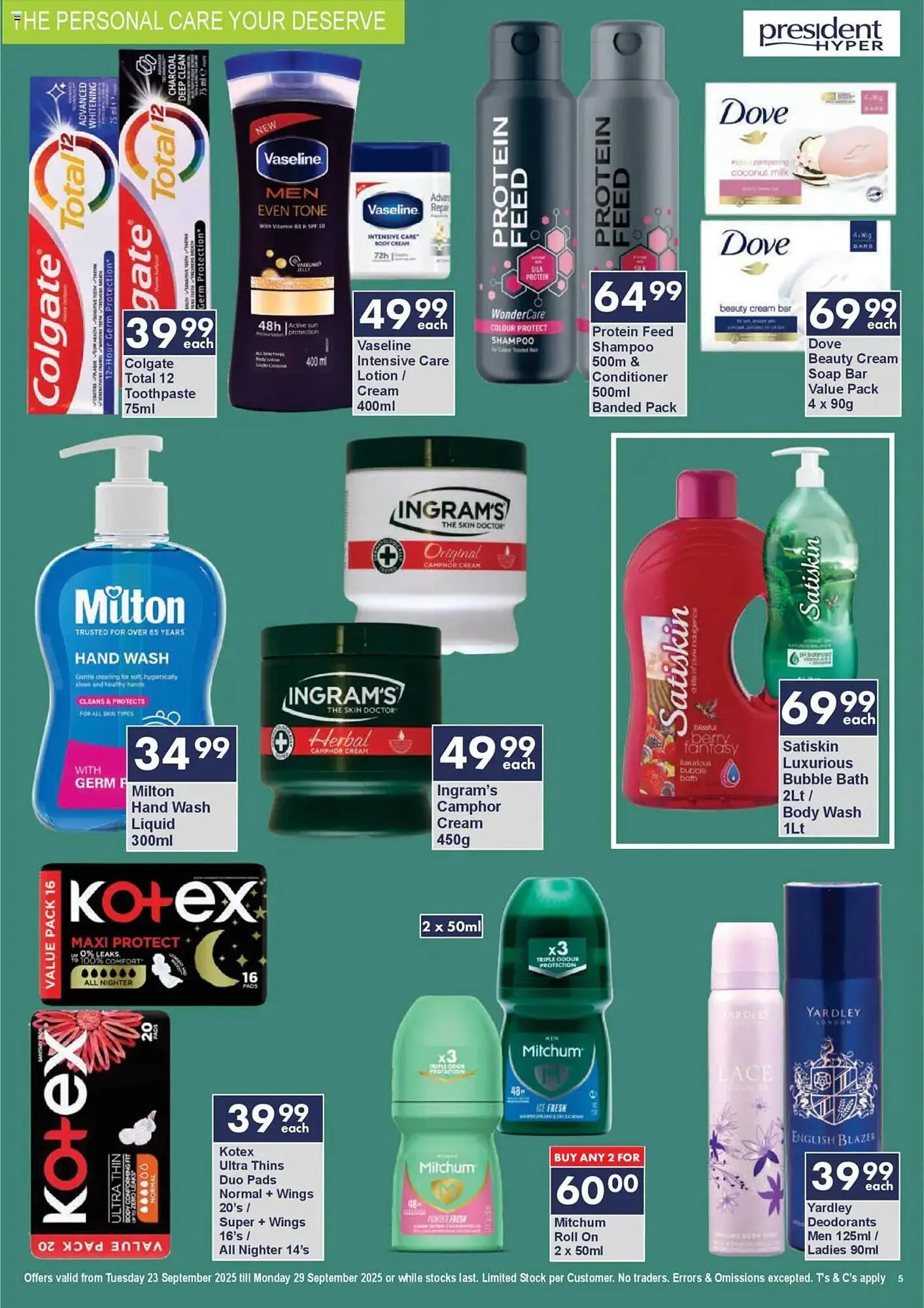 President Hyper catalogue from 23 September to 29 September 2025 - Catalogue Page 6