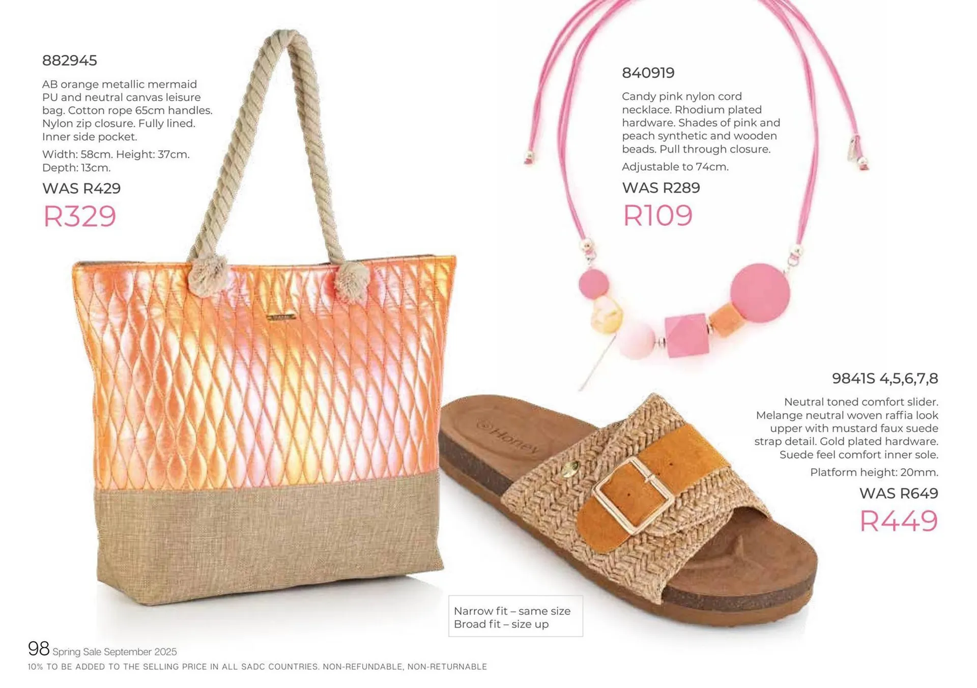 Honey Fashion Accessories catalogue from 3 September to 30 September 2025 - Catalogue Page 100