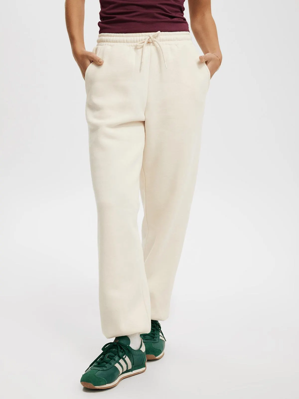 Women's Cotton On Beige Classic Fleece Sweatpants