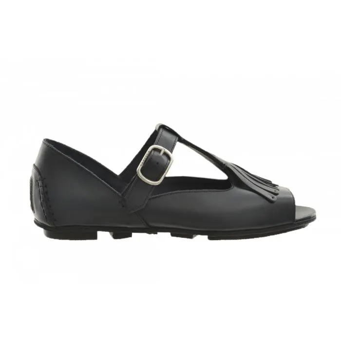 Carvela 5 Step Fringe Leather Sandal