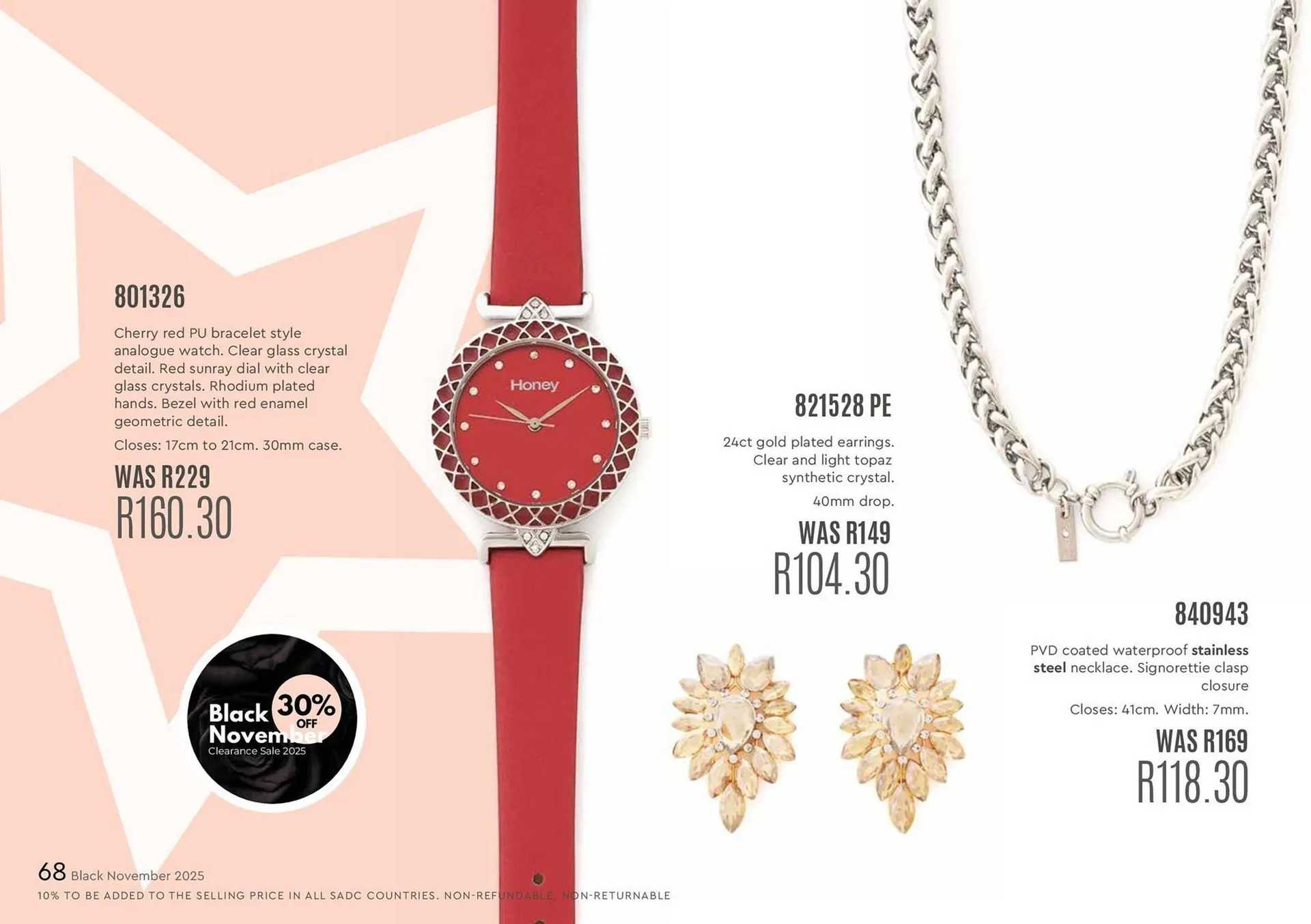Honey Fashion Accessories catalogue from 4 November to 10 November 2025 - Catalogue Page 70