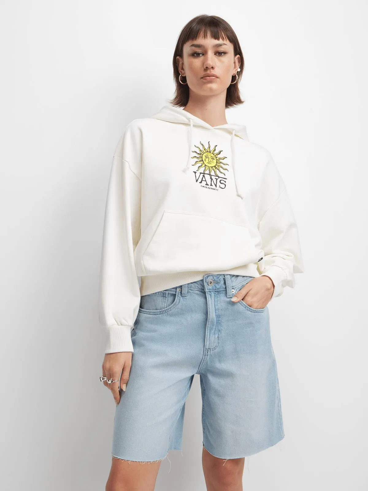 Vans Women's Sirelle Bue Denim Cut Off Jorts