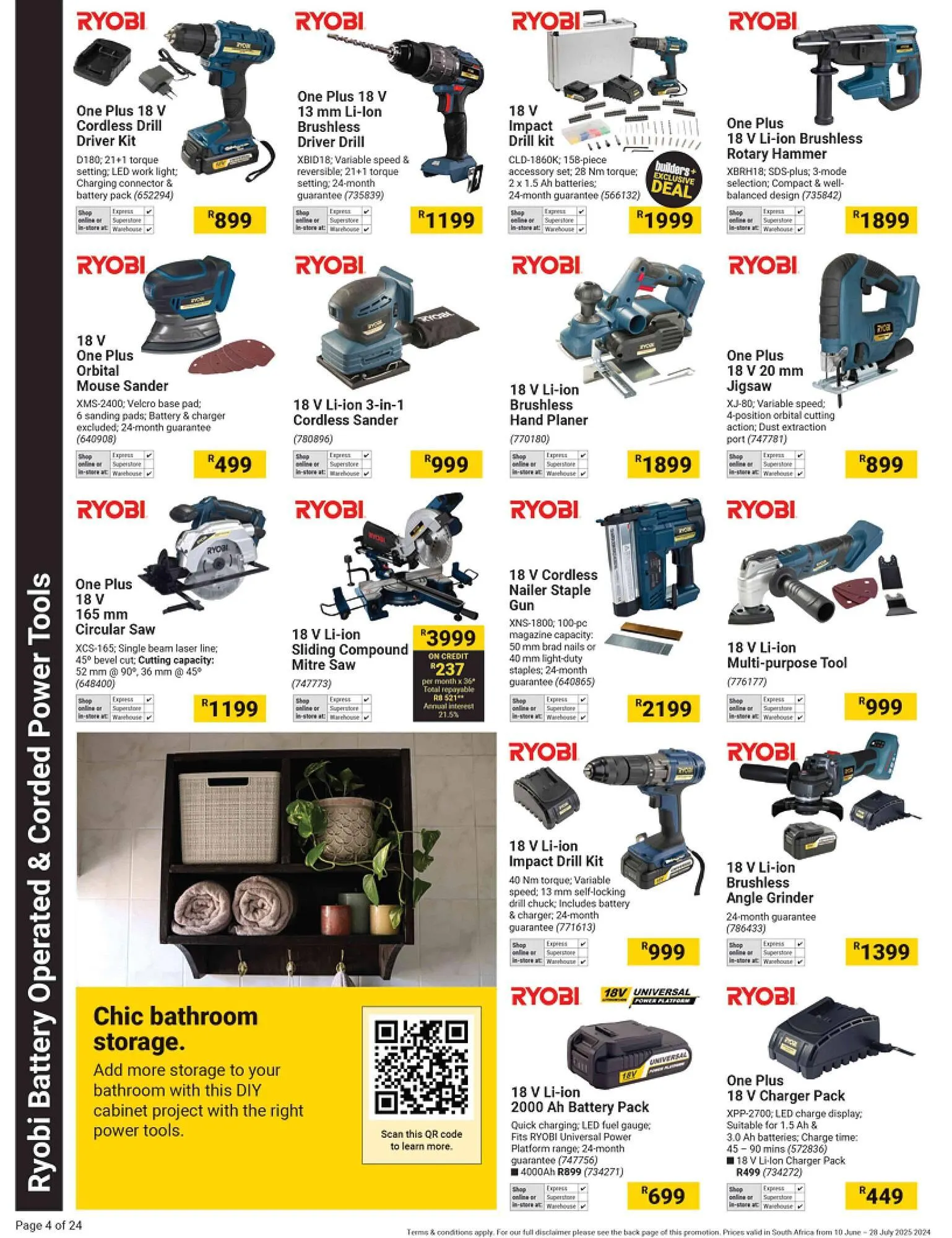 Builders Warehouse catalogue from 10 June to 28 July 2025 - Catalogue Page 4