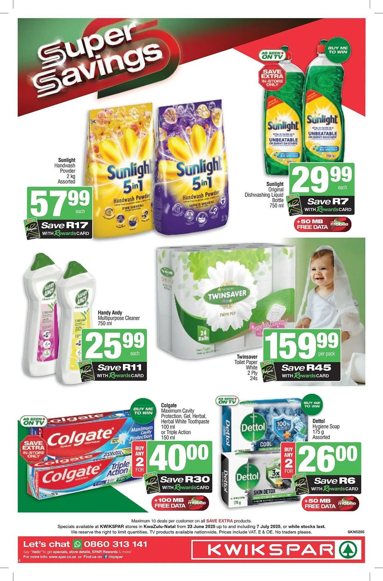KwikSpar catalogue from 23 June to 7 July 2025 - Catalogue Page 4